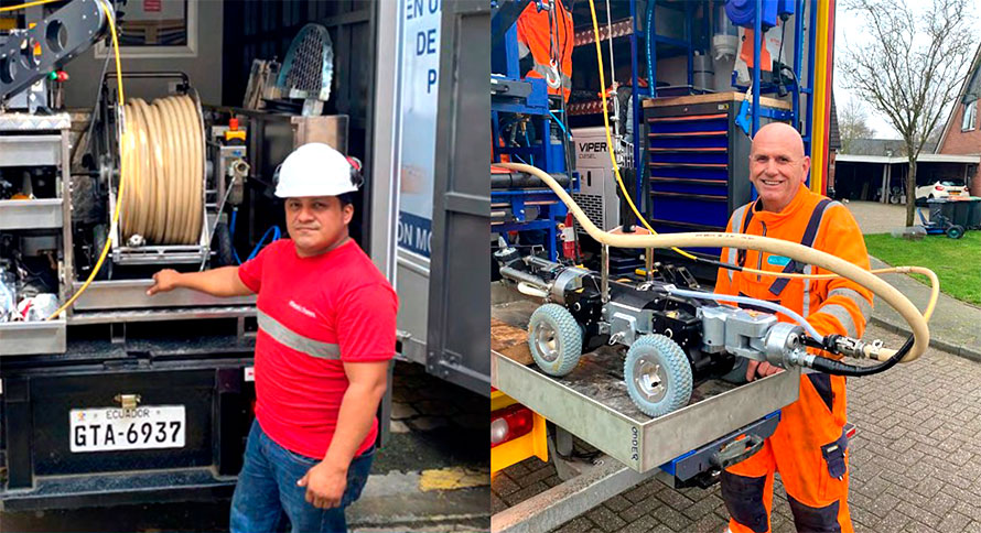 Robot fresador y cabrestante IBAK