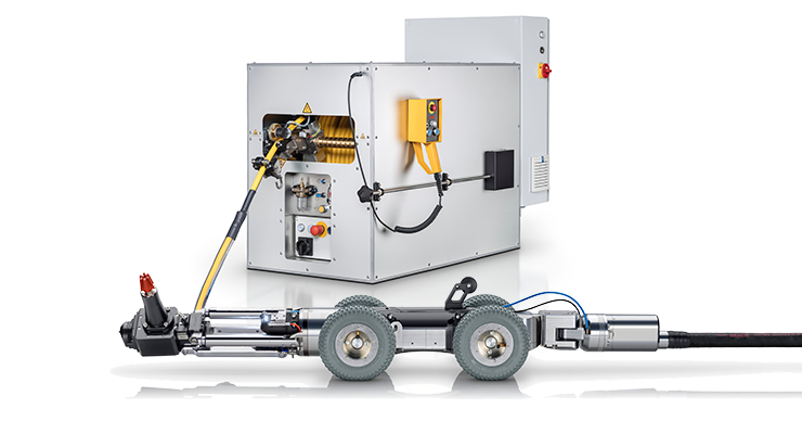 Robot fresador y cabrestante IBAK