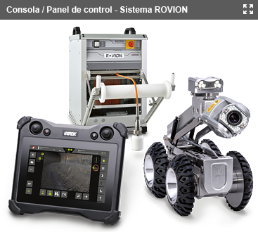 Robot ROVION con cabrestante y consola de control VC500